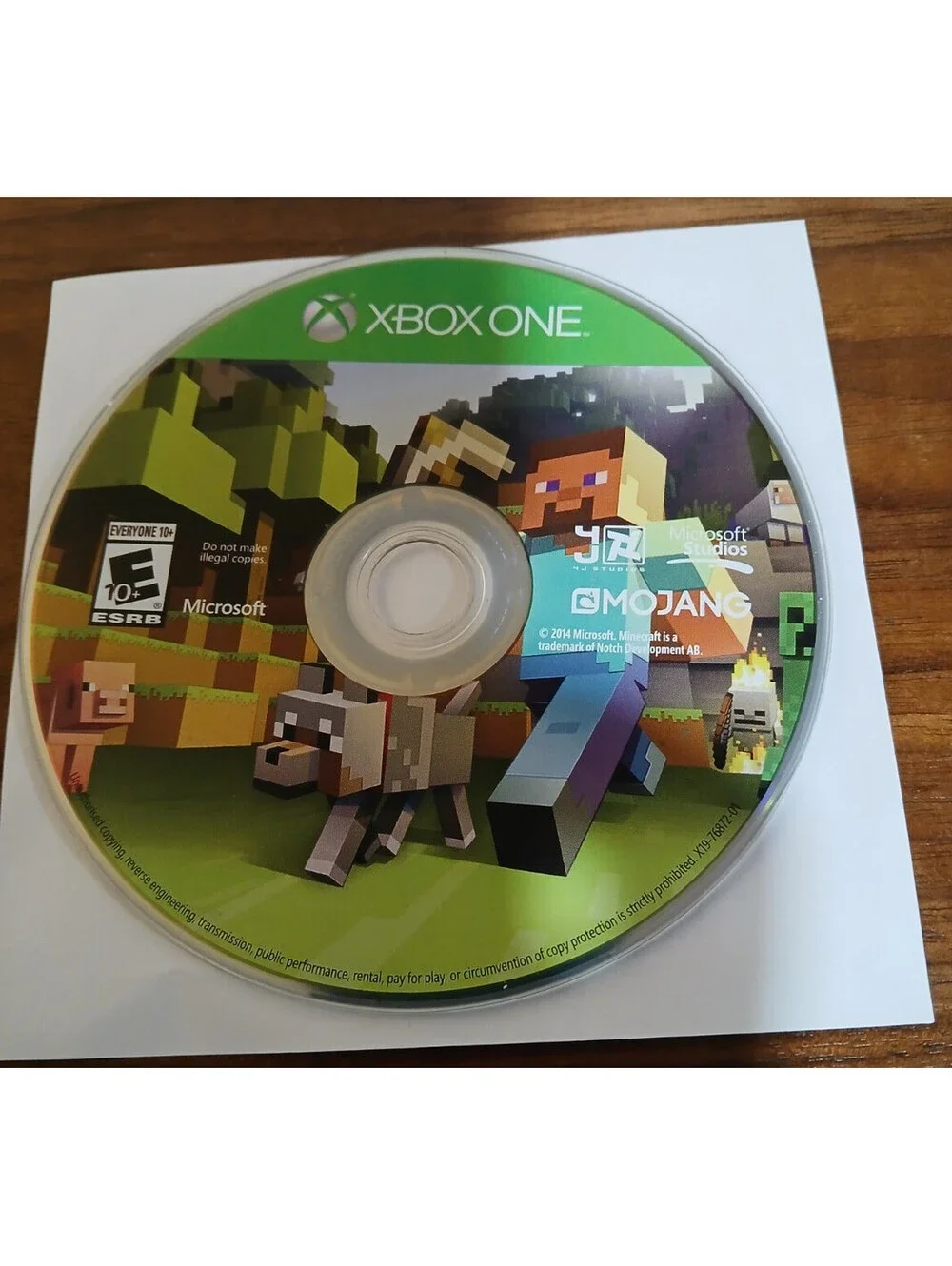 Minecraft: Xbox One Edition (Microsoft Xbox One, 2014)